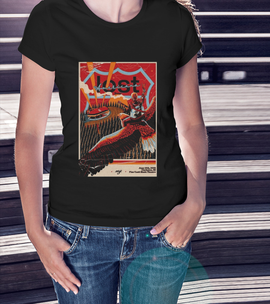 MCK Lost Americana Tour June 16 2026 Clarkston MI Pine Knob Music Theatre T-Shirt