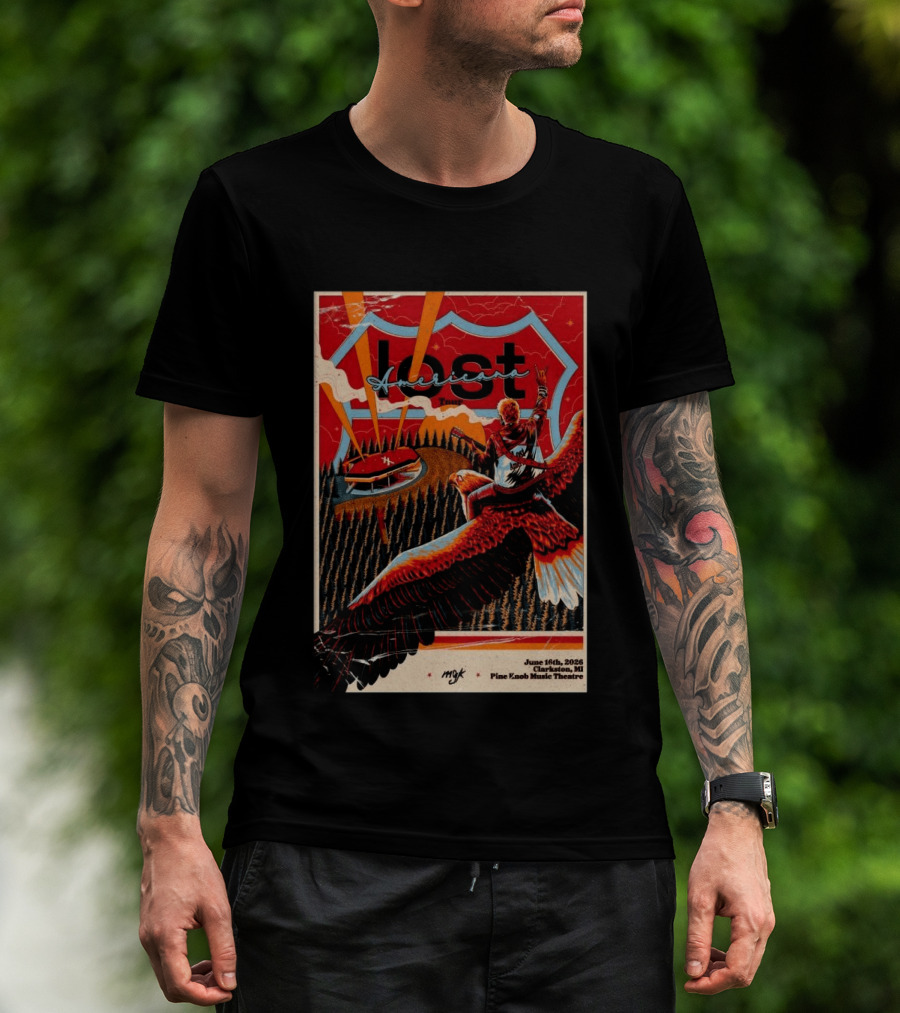 MCK Lost Americana Tour June 16 2026 Clarkston MI Pine Knob Music Theatre T-Shirt