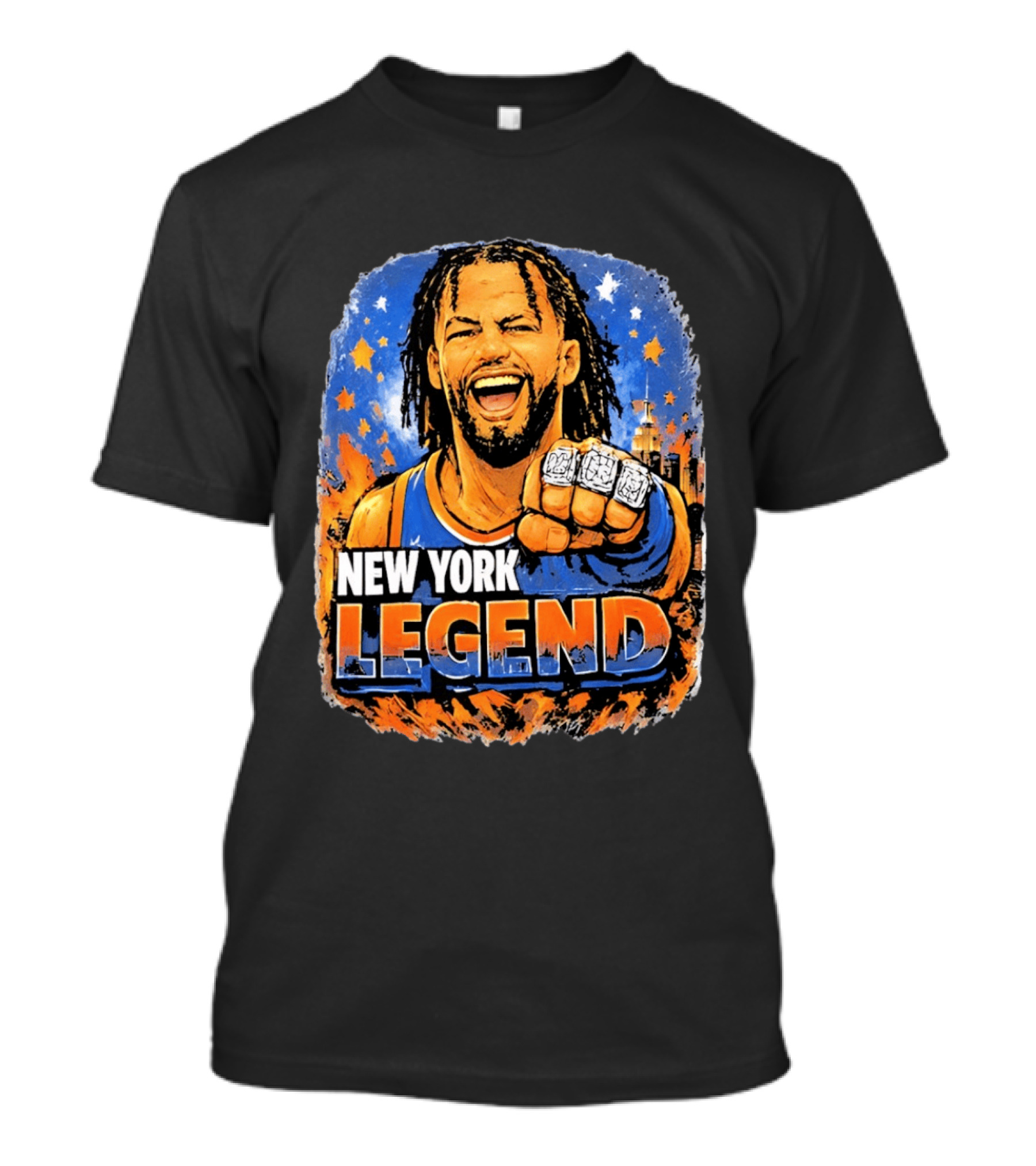 New York Knicks Jalen Brunson Legend Rings T-Shirt