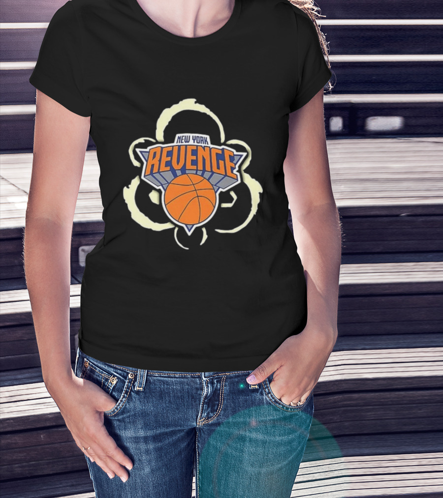 New York Knicks Patrick 33 Revenge Basketball Team 2 Sided T-Shirt