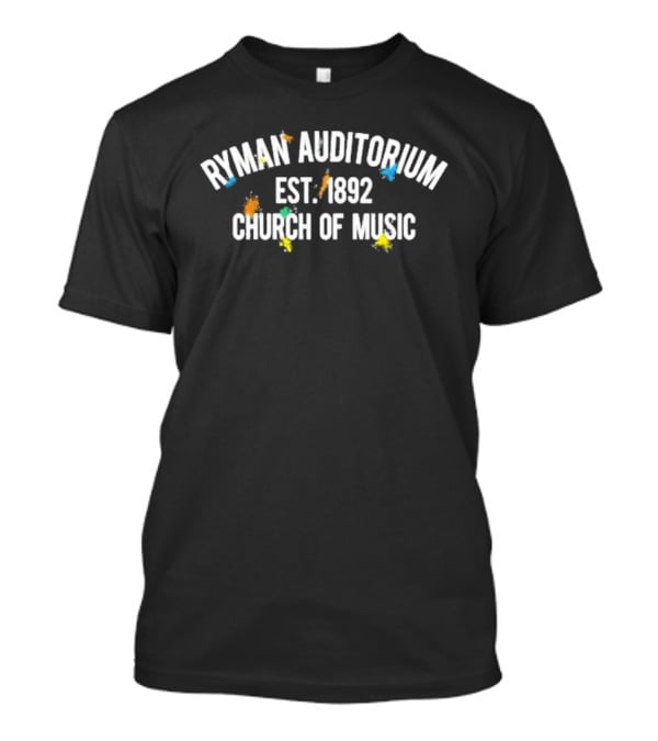 Ryman Auditorium Est 1892 Church Of Music Opry T-Shirt
