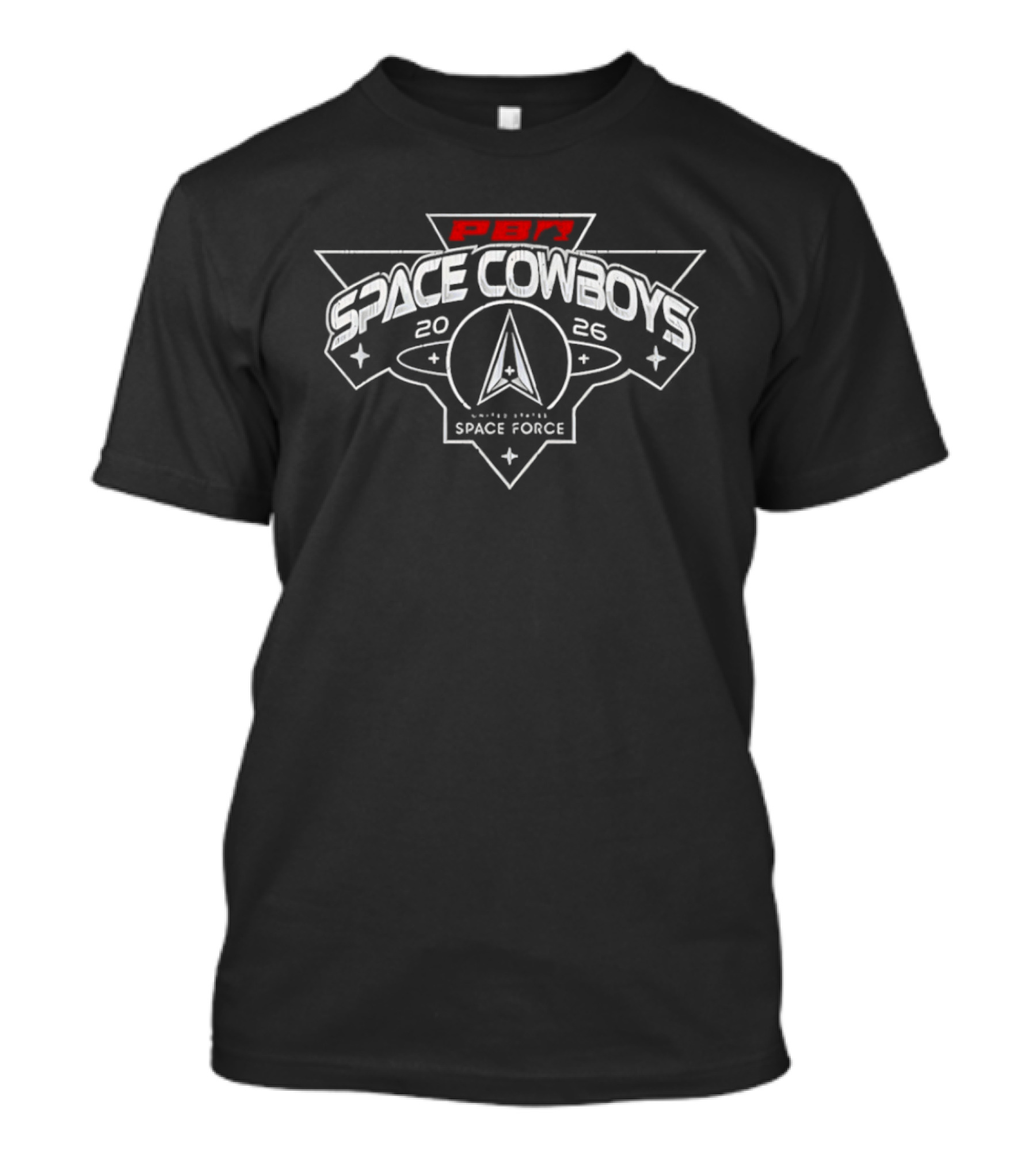 PBR Space Cowboys 2026 Powered By Space Force T-Shirt