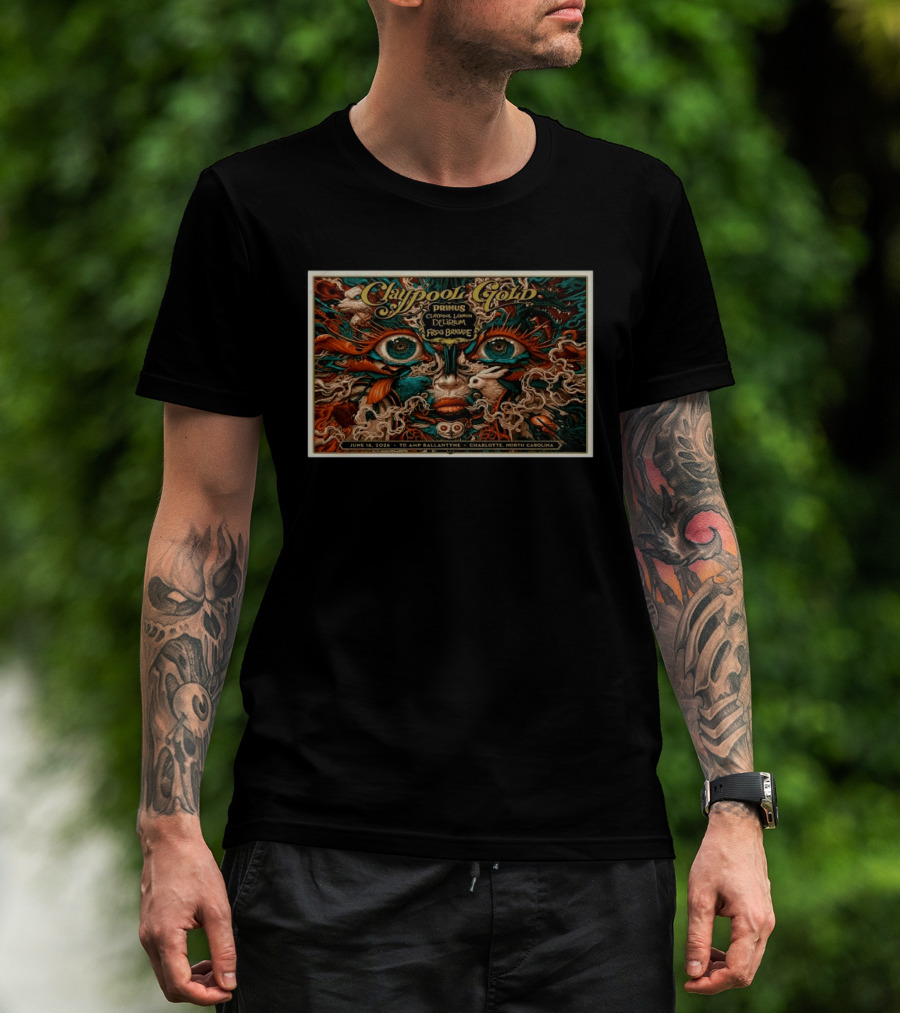 Les Claypool's Primus Delirium Tour June 16 2026 Charlotte NC TD Amphitheater T-Shirt