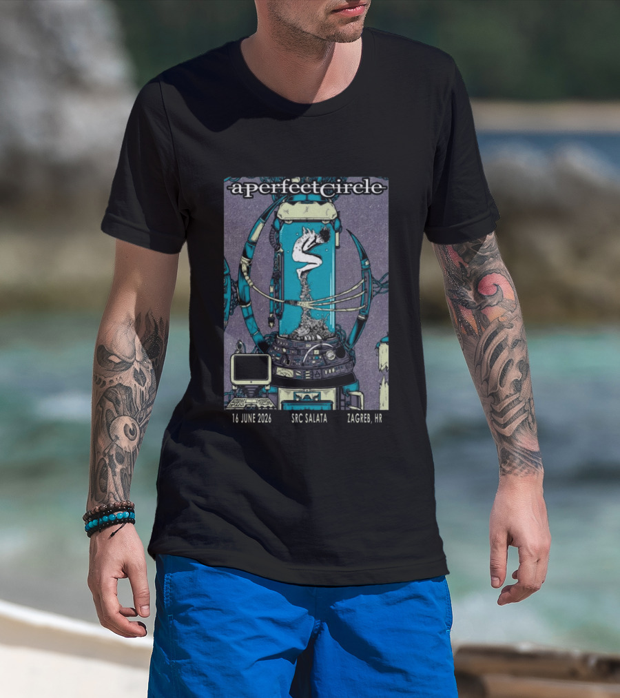 A Perfect Circle Event Zagreb SRC Salata June 16 2026 T-Shirt
