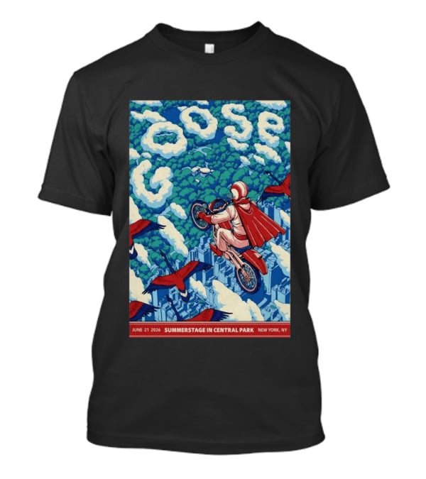 Goose Summerstage Central Park June 21 2026 New York NY T-Shirt