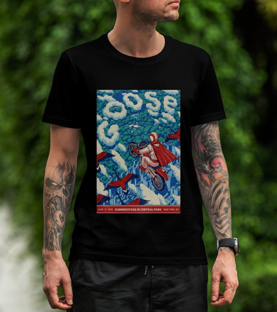 Goose Summerstage Central Park June 21 2026 New York NY T-Shirt