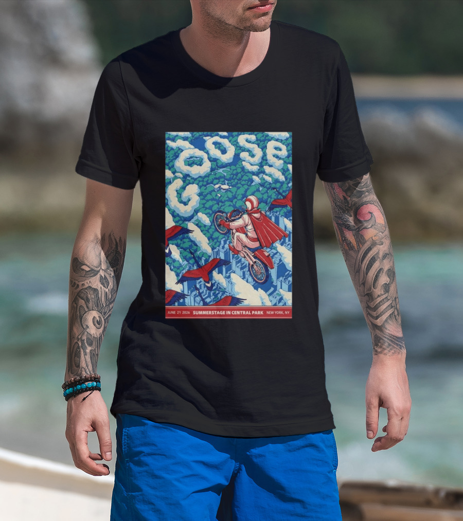 Goose Summerstage Central Park June 21 2026 New York NY T-Shirt
