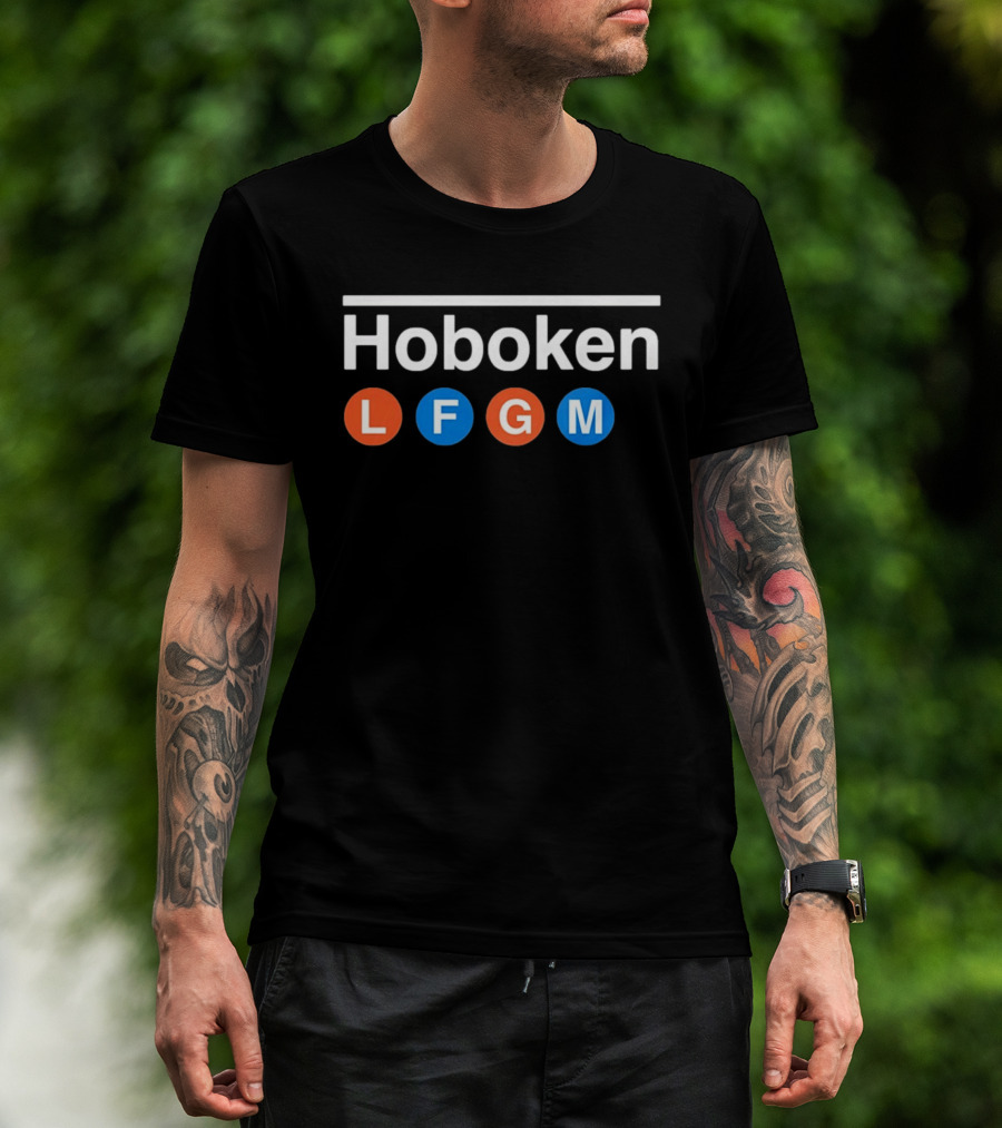 Hoboken LFGM New York Mets Subway T-Shirt