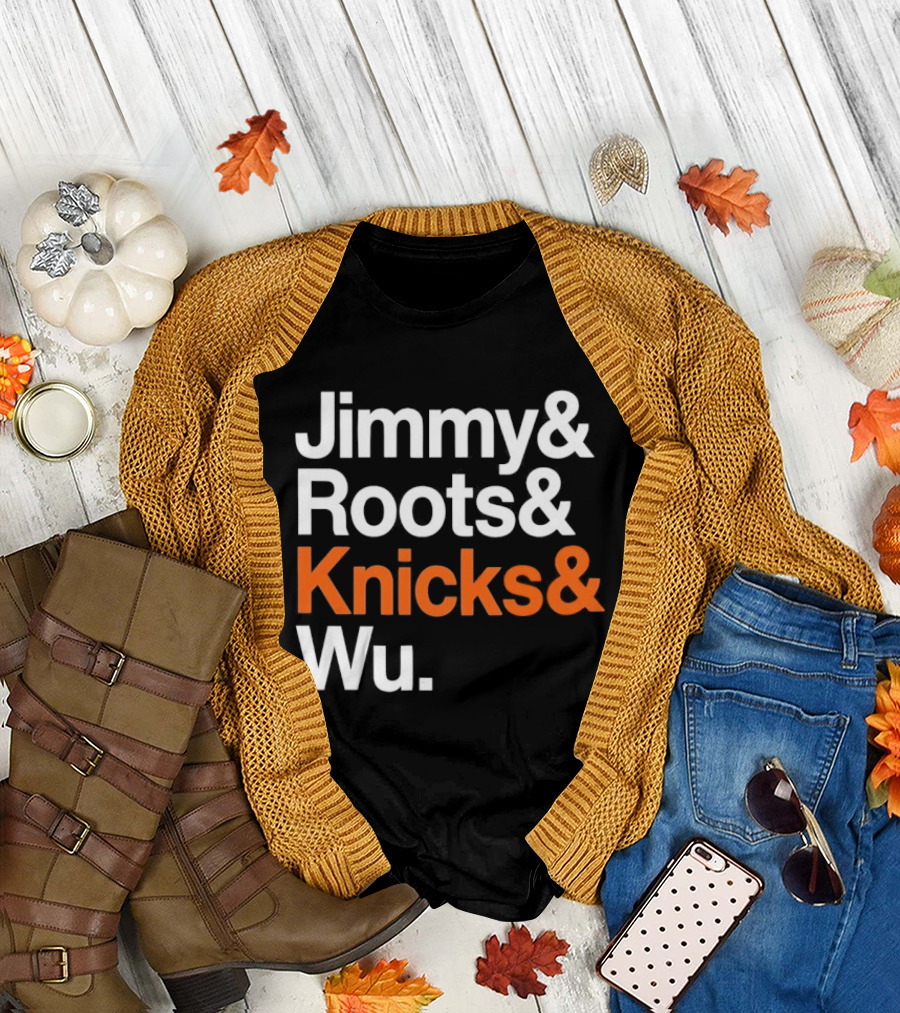 Jimmy and Roots and Knicks and Wu Basketball T-Shirt