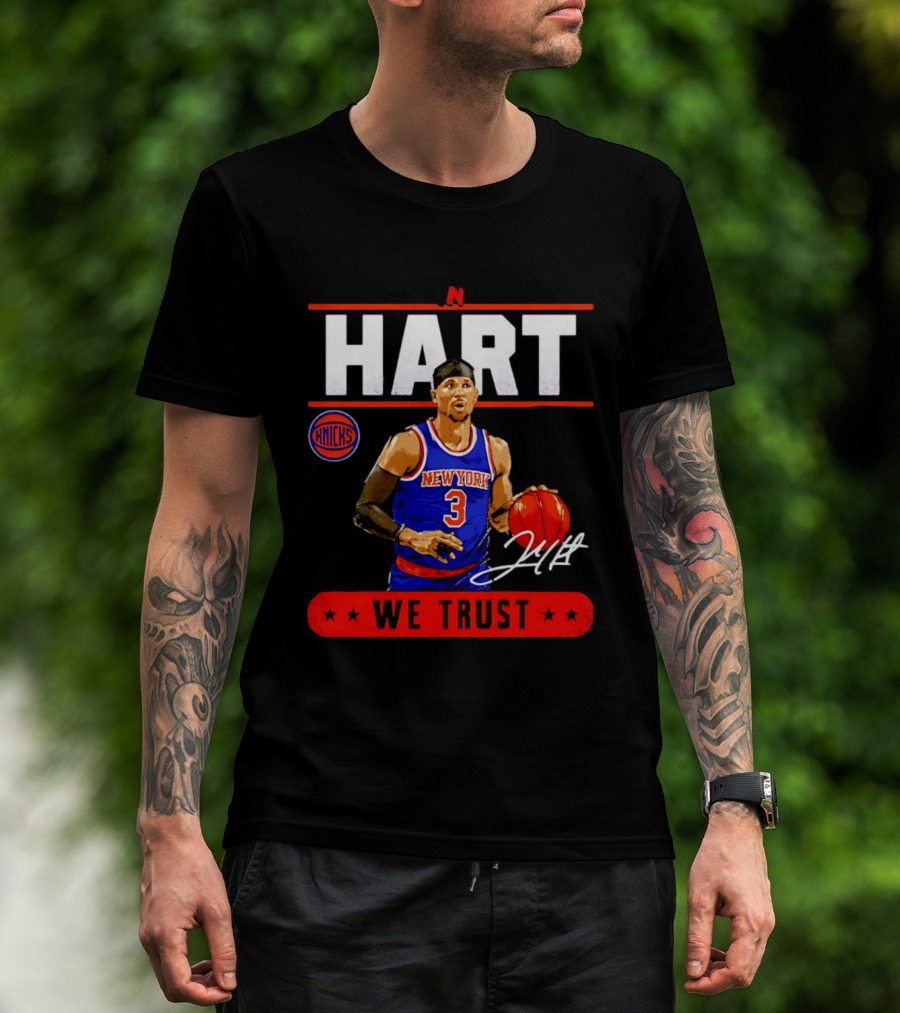 New York Knicks Josh Hart In Hart We Trust Basketball Player T-Shirt