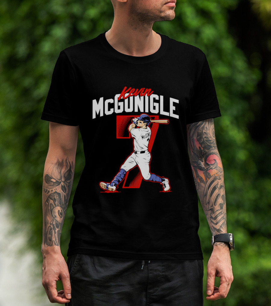 Kevin McGonigle Detroit Tigers Baseball Player Number 7 T-Shirt