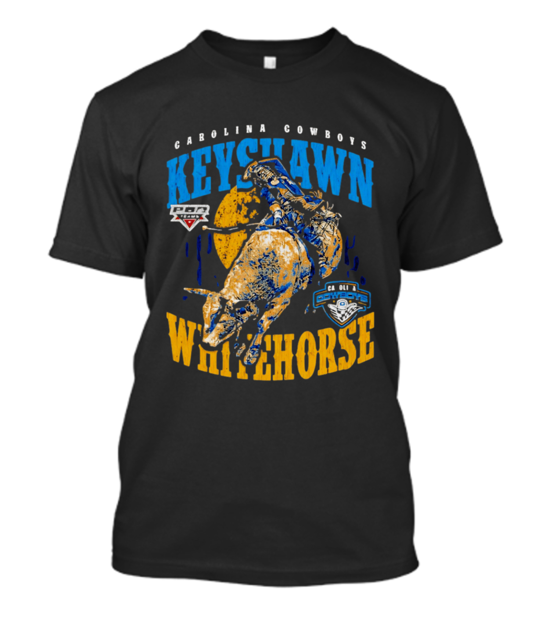 Carolina Cowboys Keyshawn Whitehorse PBR Bull Riding T-Shirt