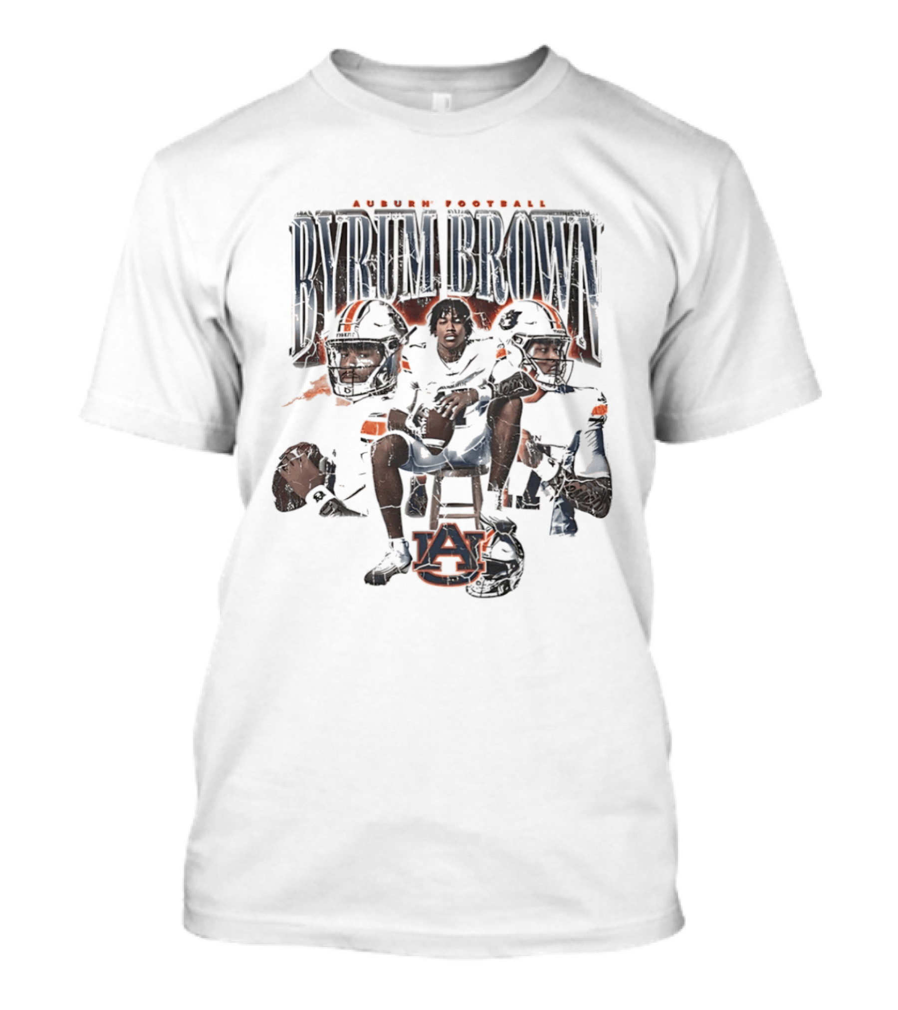 Auburn Football Byrum Brown Auburn Tigers Sports T-Shirt