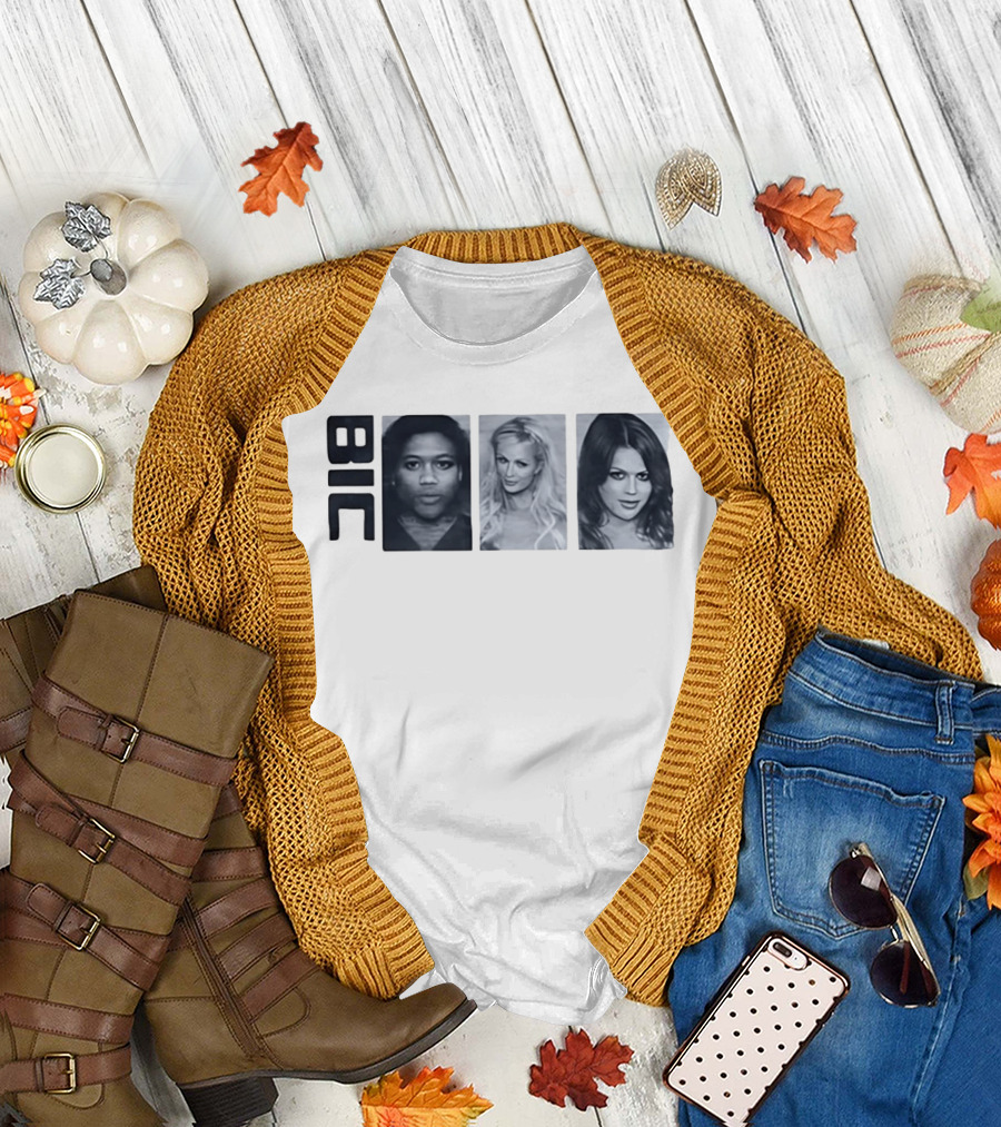 Bic Nicki Minaj Paris Hilton Britney Spears Trio shots T-Shirt