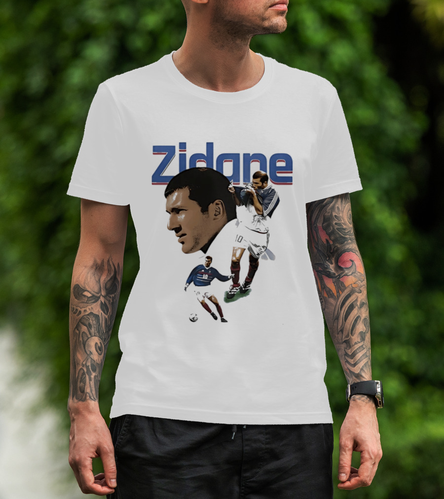 Zidane Calcio Miz Football Legend T-Shirt