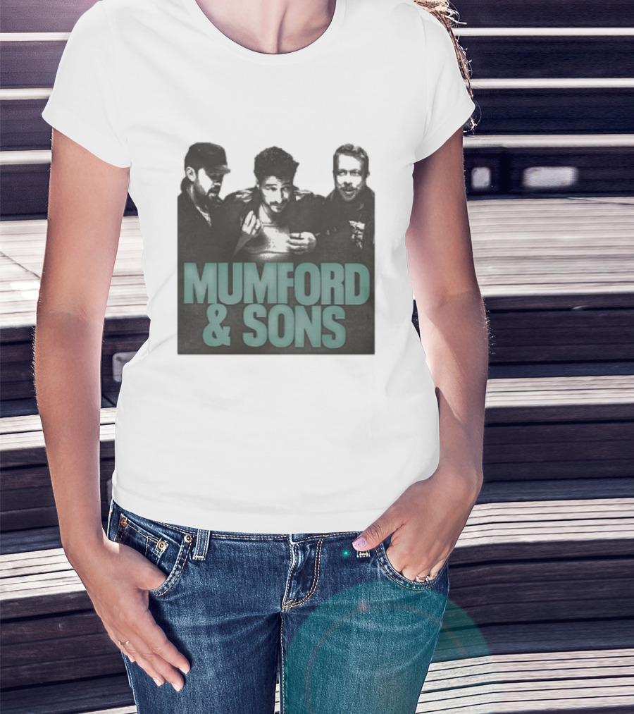 Mumford And Sons Bone Photo Prizefighter North America Tour 2026 T-Shirt