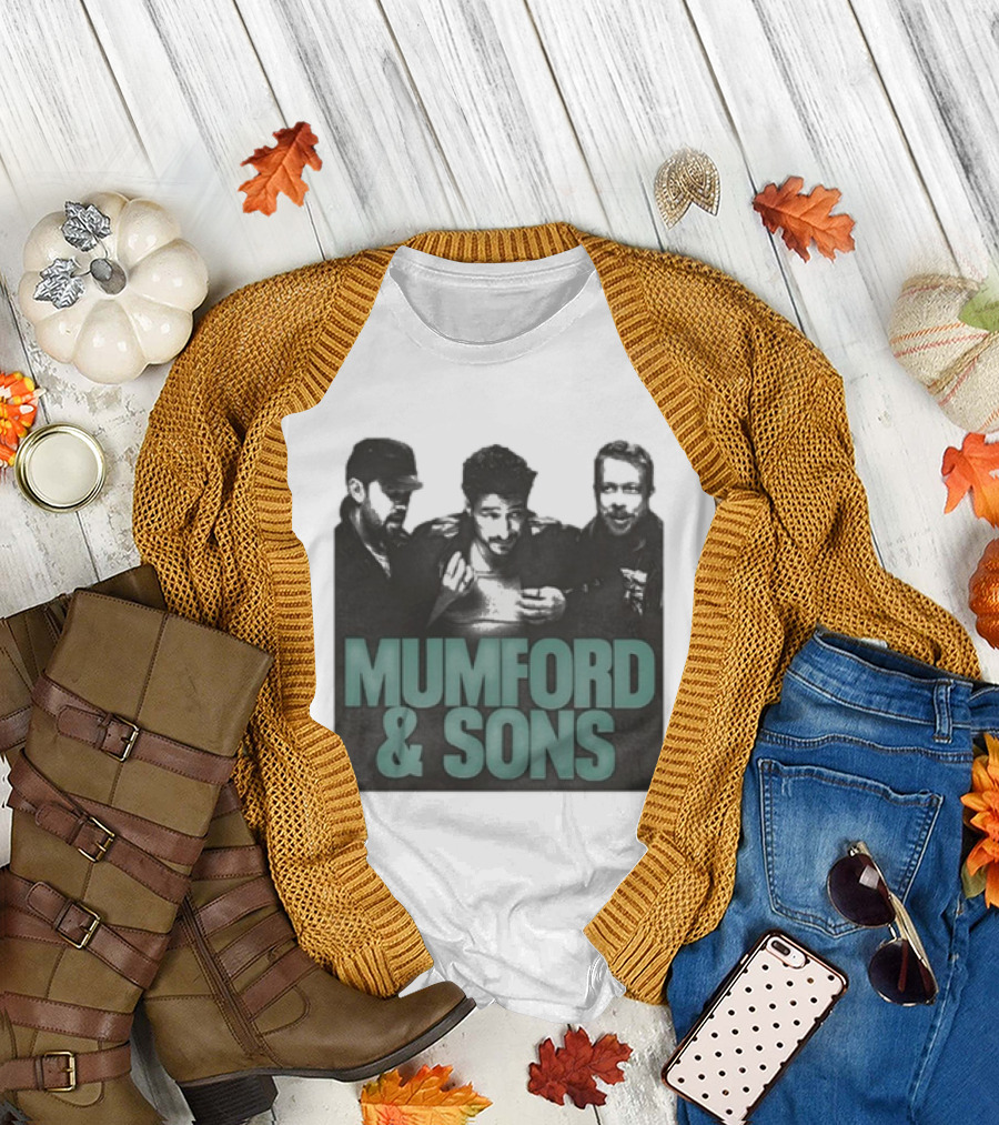 Mumford And Sons Bone Photo Prizefighter North America Tour 2026 T-Shirt