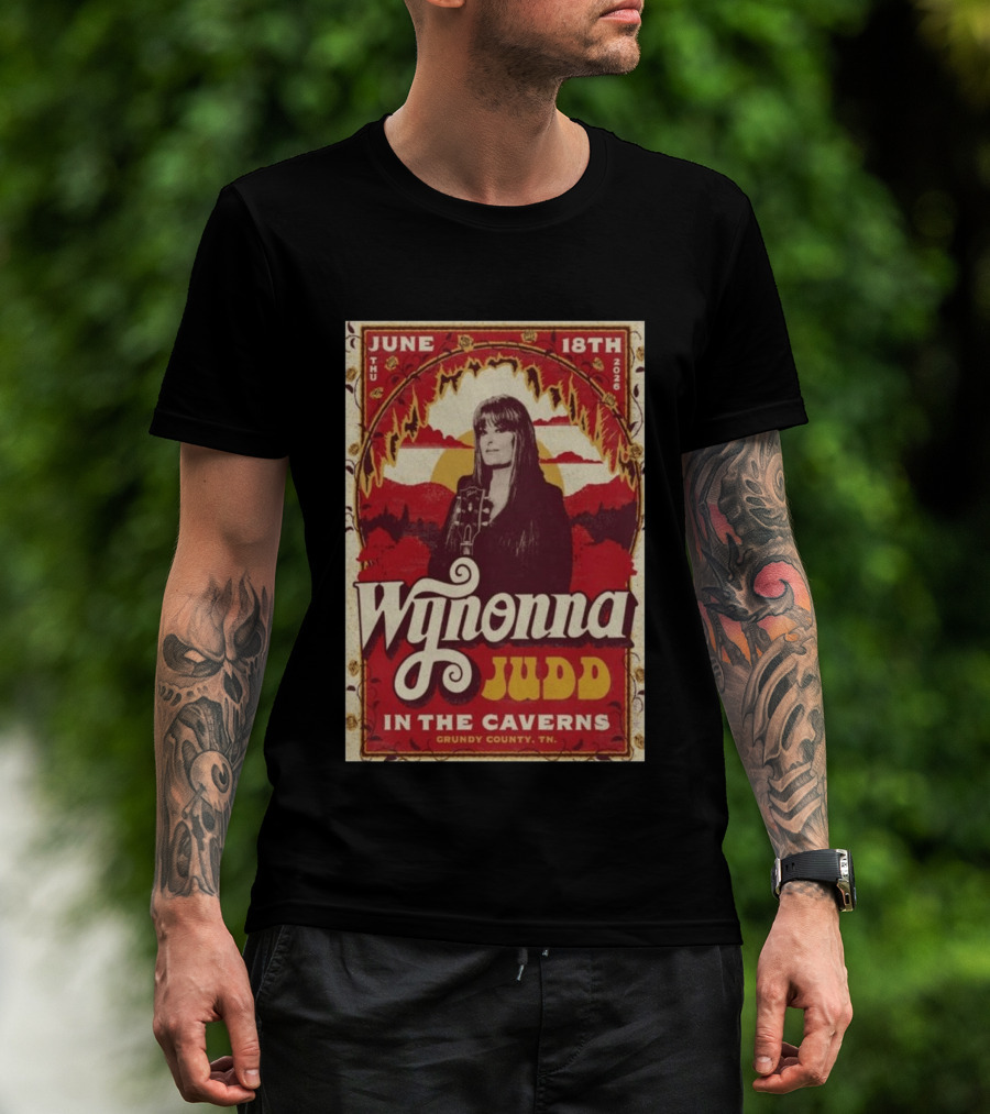 Wynonna Judd June 18 2026 The Caverns Grundy County TN T-Shirt