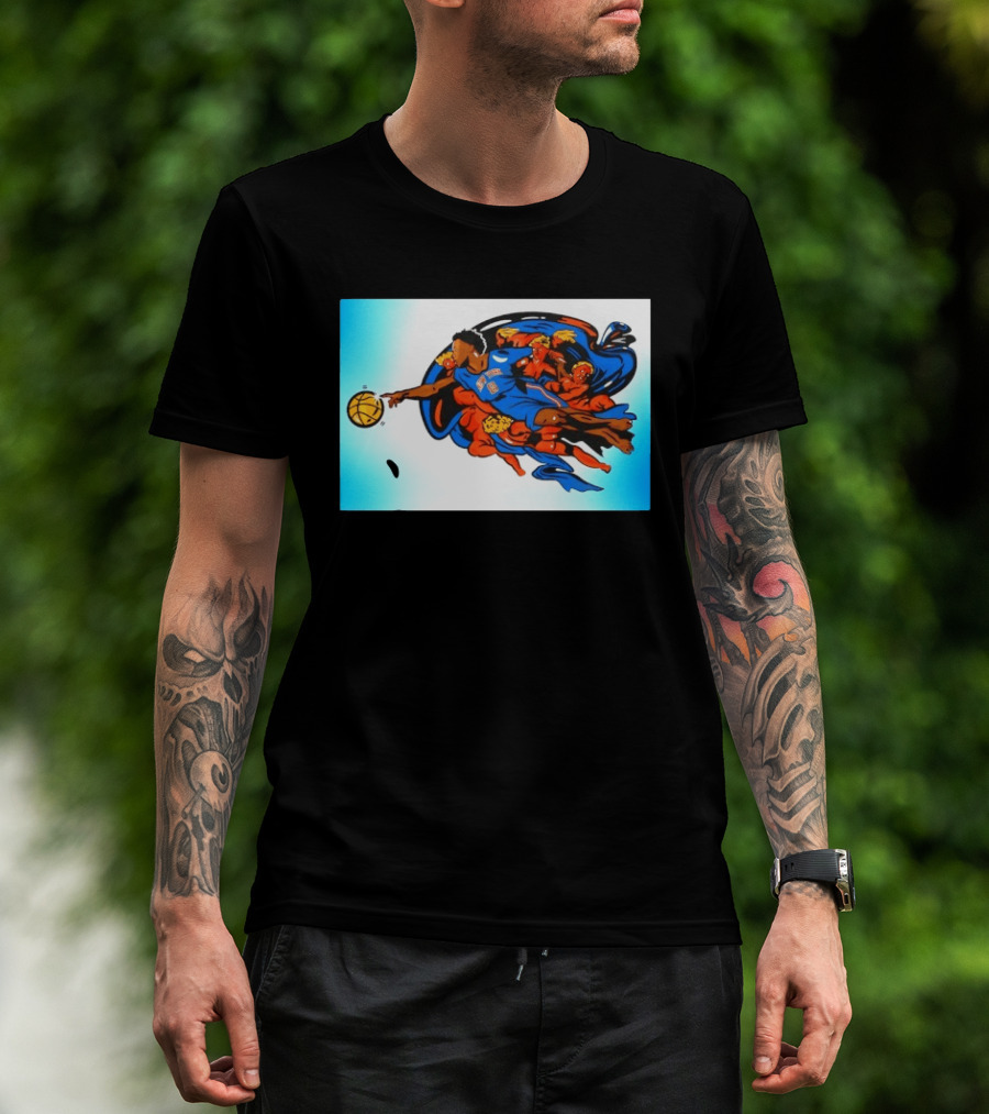 OG Anunoby New York Knicks Creation Of Adam Basketball T-Shirt