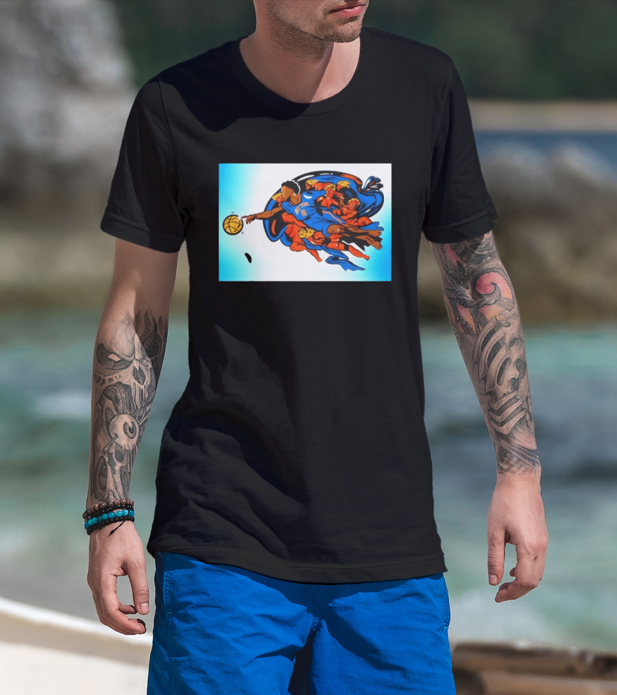 OG Anunoby New York Knicks Creation Of Adam Basketball T-Shirt