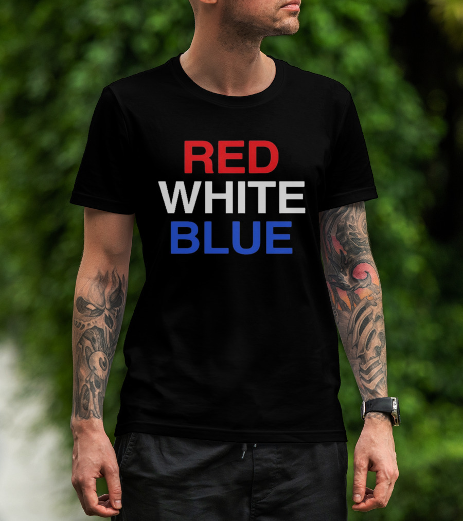 Red White Blue 4th Of July 2026 Celebration T-Shirt