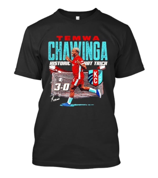 Temwa Chawinga KC Historic Hat Trick 3 0 T-Shirt