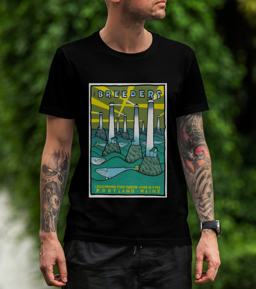 Breeders Sean Solomon State Theatre Portland Maine June 18 2026 T-Shirt