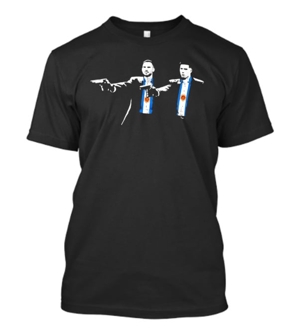 Alexis Mac Allister Enzo Fernandez Argentina National Team Pulp Fiction T-Shirt