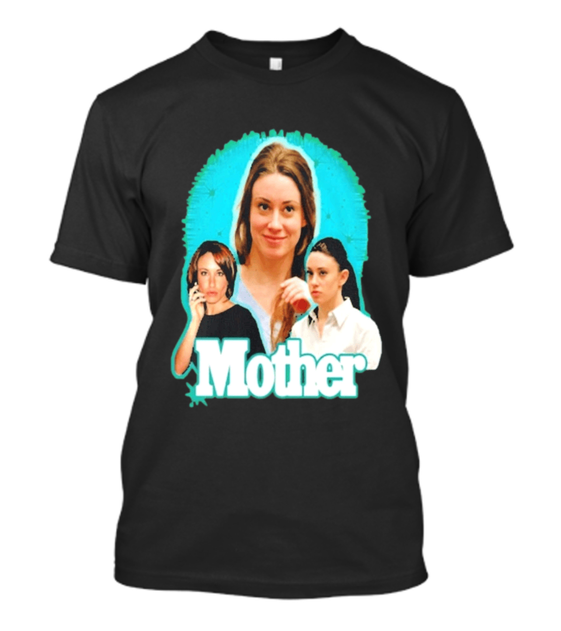 Casey Anthony Mother Colorful Collage T-Shirt