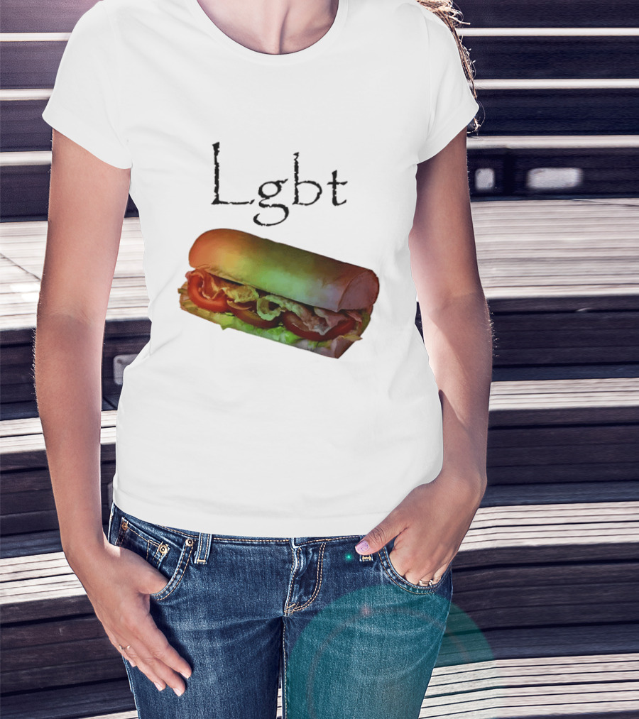 LGBT BLT Sandwich Rainbow Sub T-Shirt