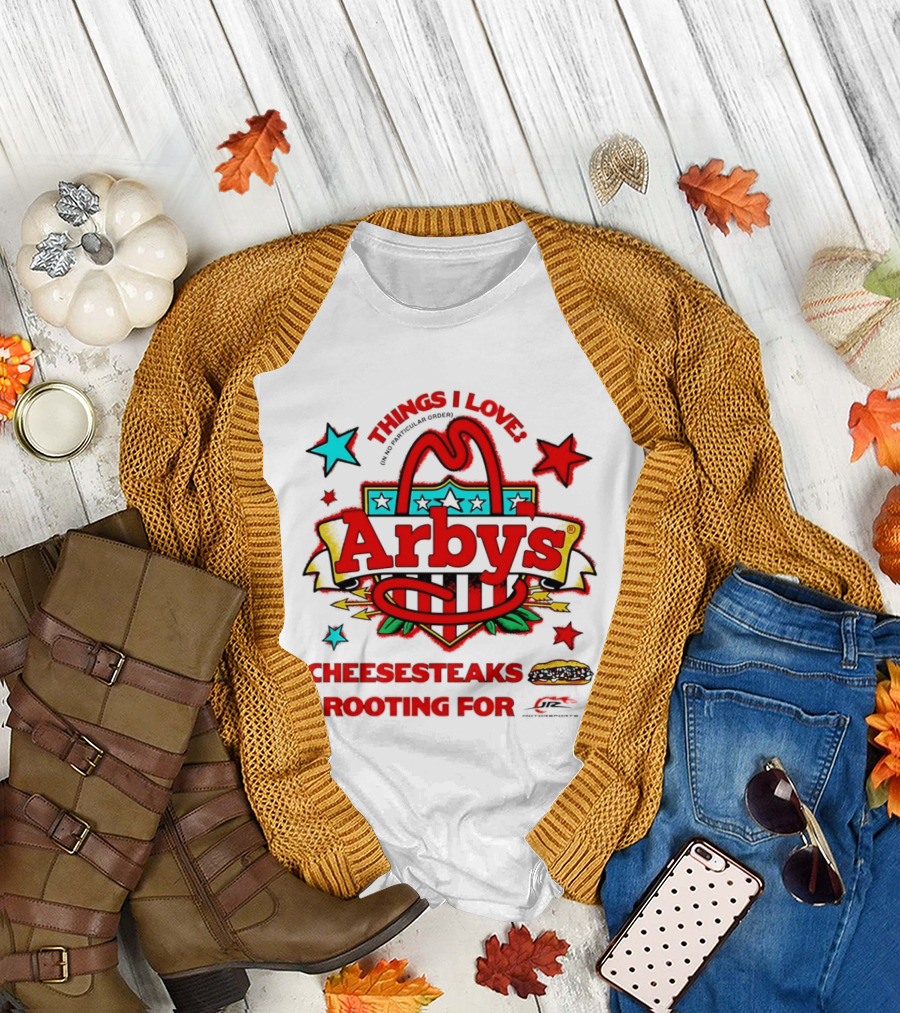 Sammy Smith Arby's Things I Love Cheesesteaks Jr Motorsports Racing Fan T-Shirt