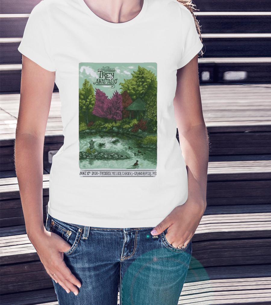 Trey Anastasio June 17 2026 Frederik Meijer Gardens Grand Rapids MI T-Shirt