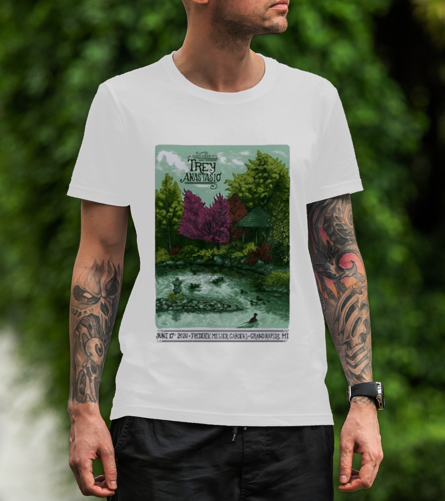 Trey Anastasio June 17 2026 Frederik Meijer Gardens Grand Rapids MI T-Shirt