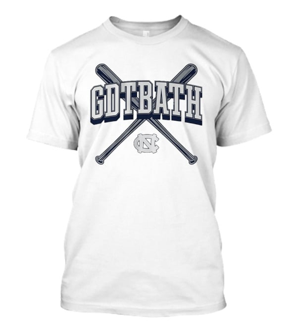 UNC Baseball GDTBATH Crossed Bats NC T-Shirt