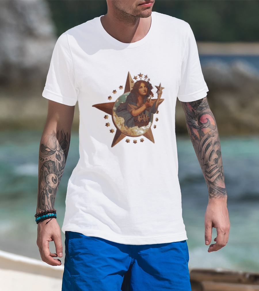 A Ma Maniere Alchemist Star Girl Celestial Starburst T-Shirt
