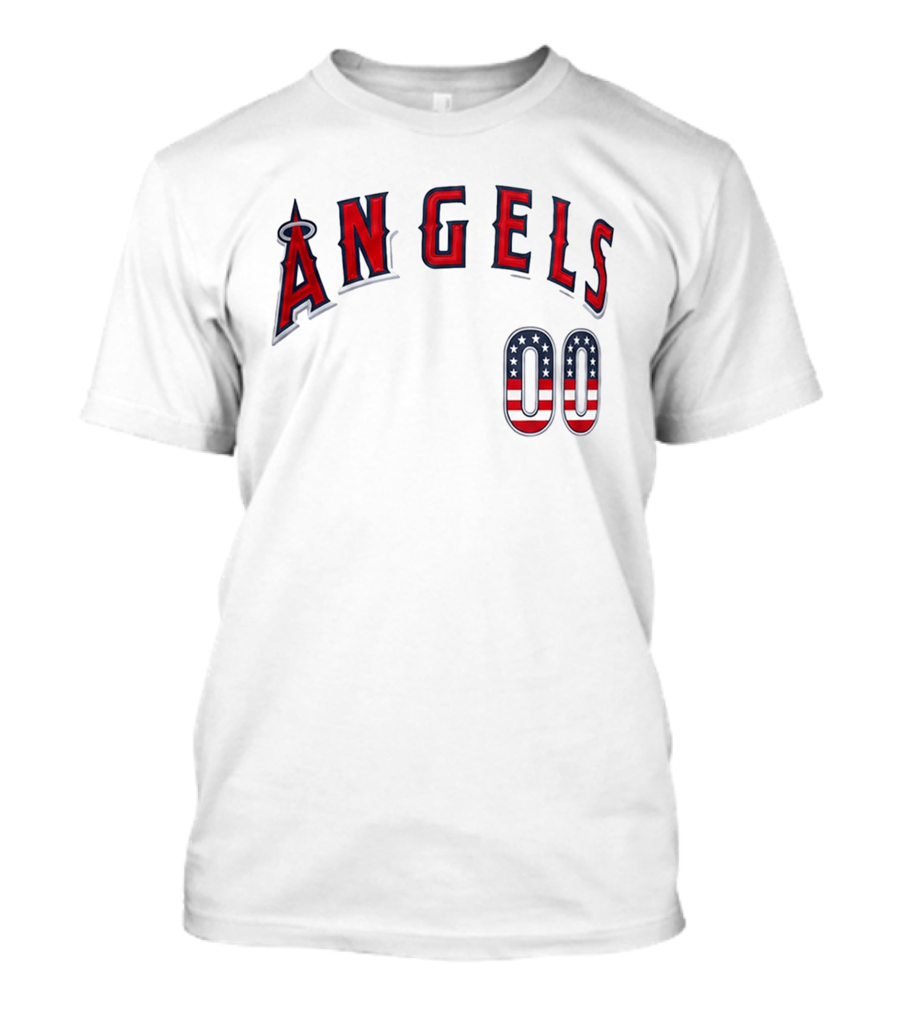Angels 00 USA Stars And Stripes T-Shirt