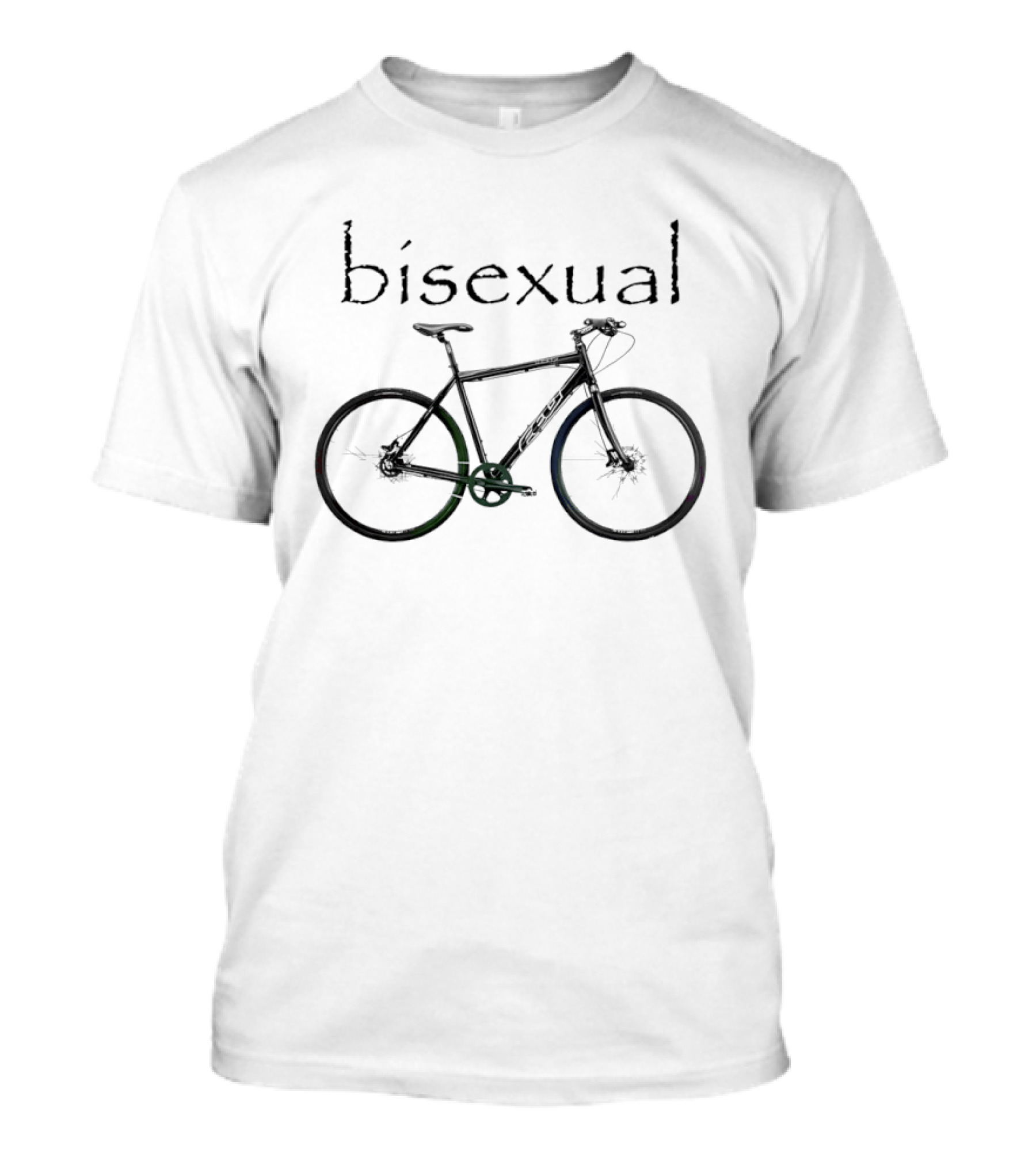 Bisexual Bicycle Pride LGBTQ+ Visibility T-Shirt