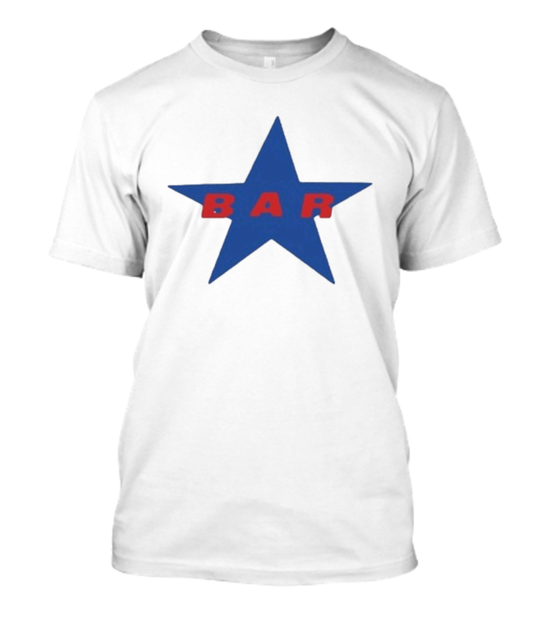 Carter Faith Bar Star Blue Red Star T-Shirt