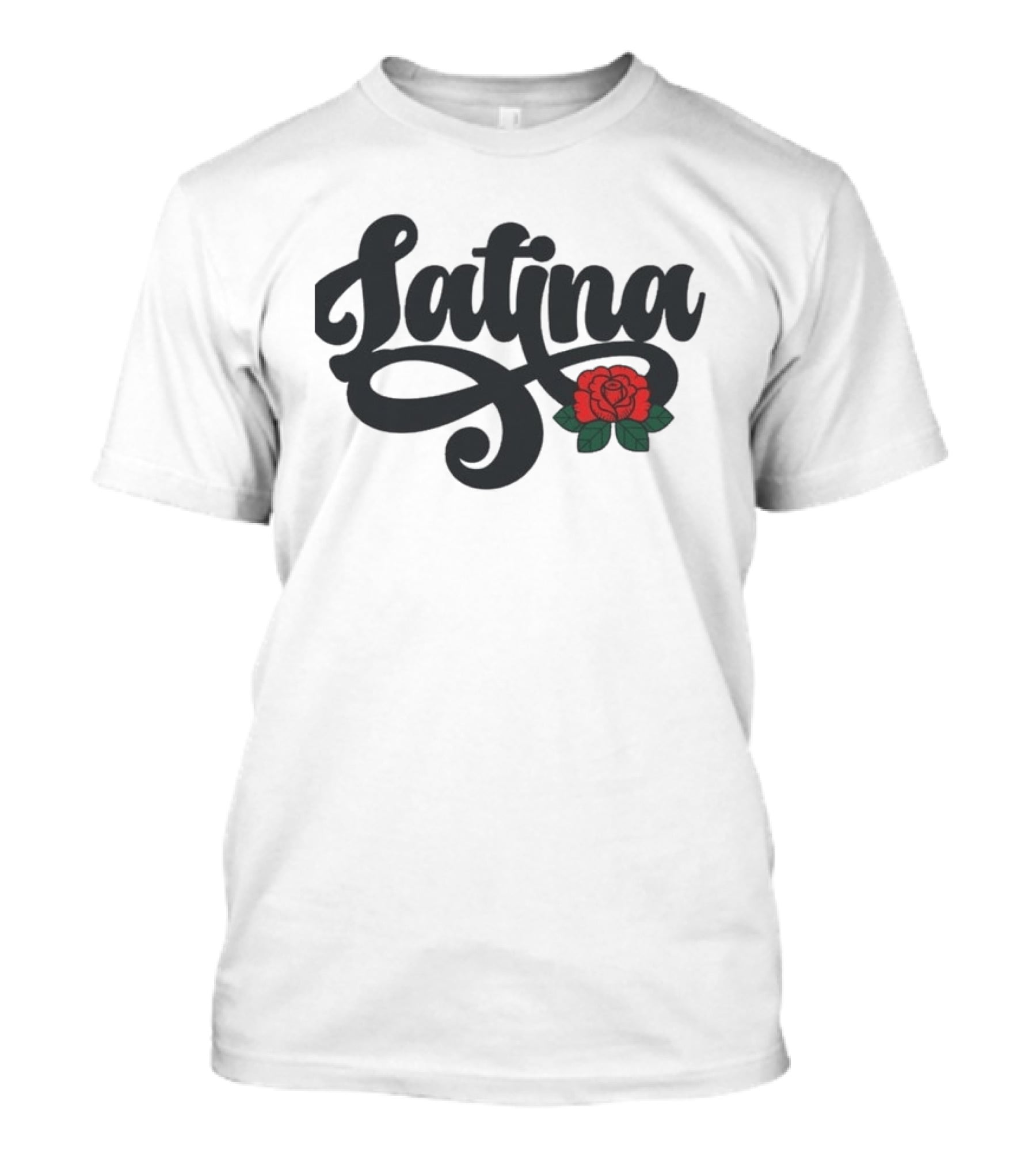 Latina Chingonas Social Club Rose Script T-Shirt