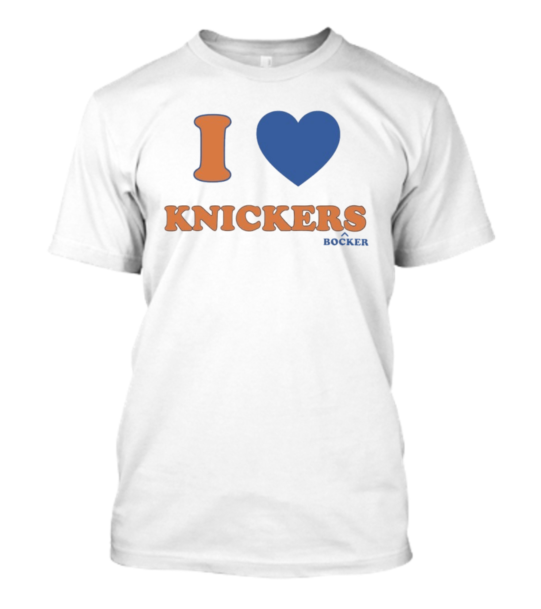 I Love Knicks Knickerbockers New York Basketball T-Shirt