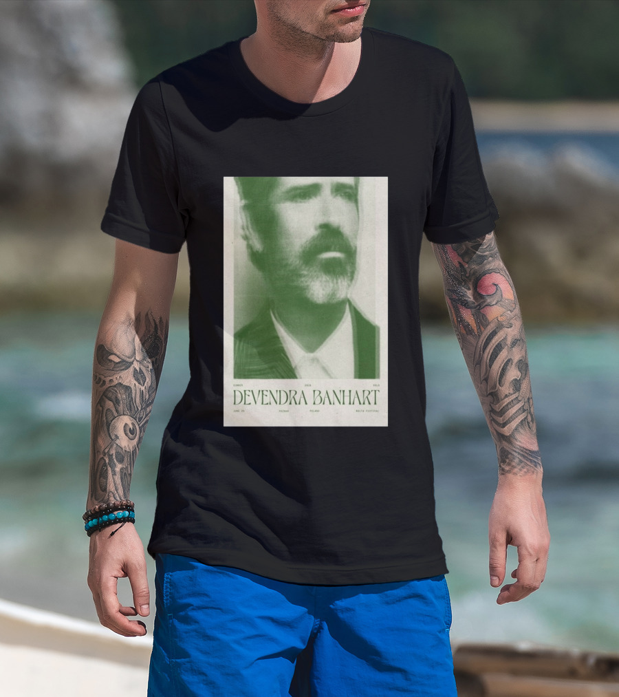 Summer 2026 Devendra Banhart Poznań Poland Malta Festival June 25 T-Shirt