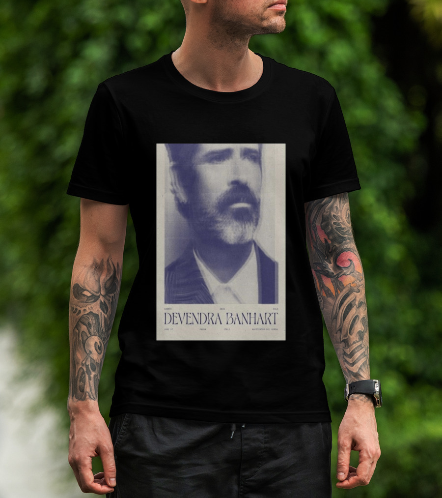 Devendra Banhart Anfiteatro Del Venda Padua Italy June 27 2026 T-Shirt