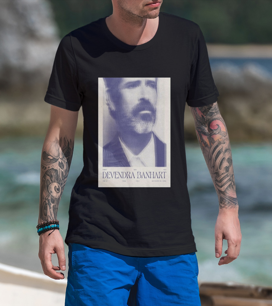 Devendra Banhart Anfiteatro Del Venda Padua Italy June 27 2026 T-Shirt