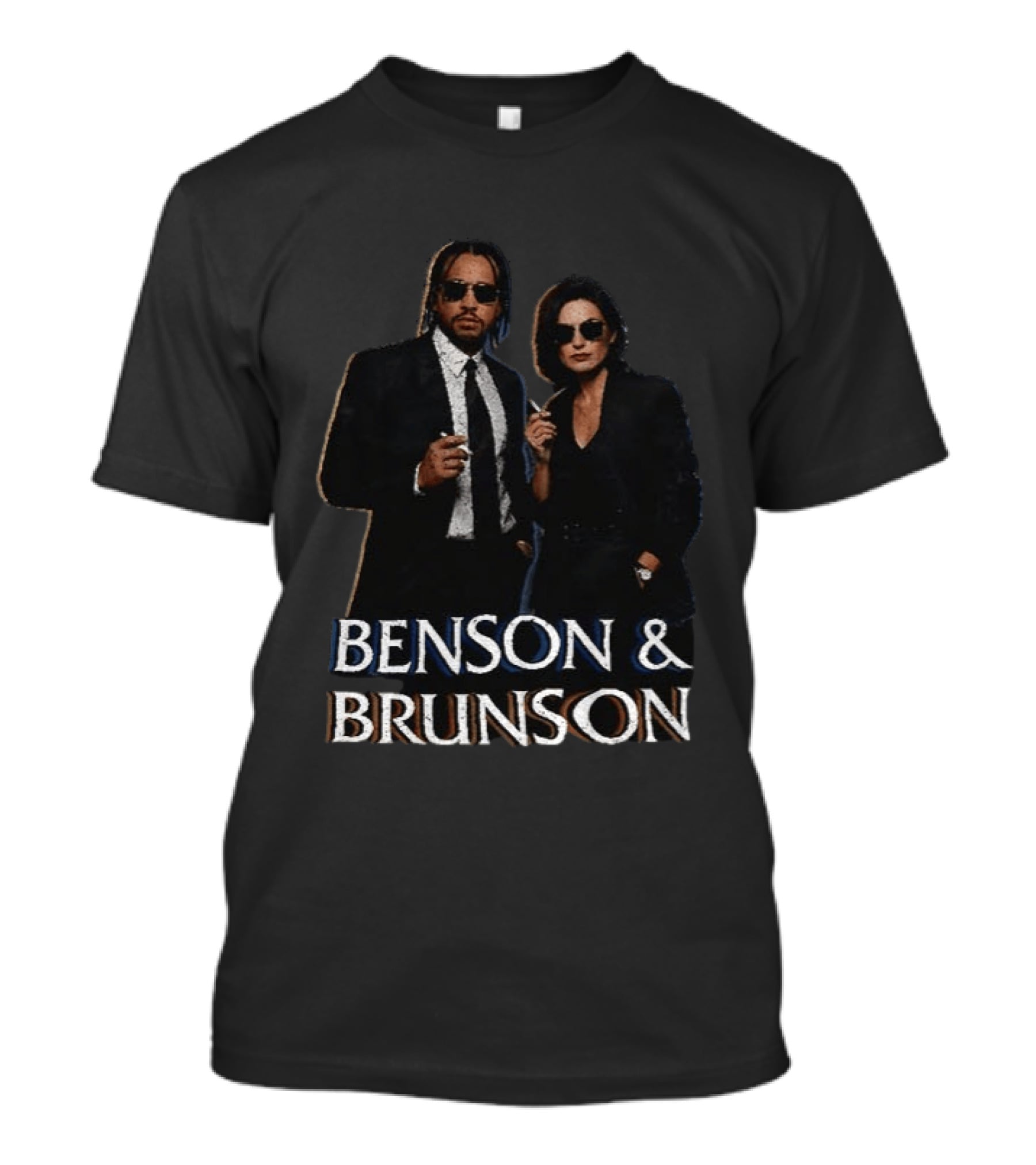 Janine Brunson And Olivia Benson Benson And Brunson Smoking Sunglass Duo T-Shirt