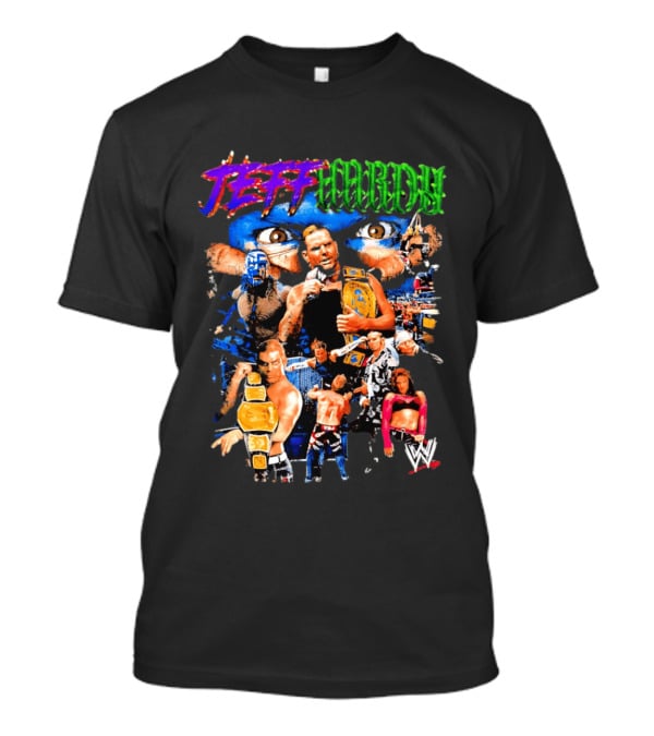 Jeff Hardy WWE Champion Legends Collage T-Shirt