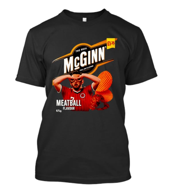 The Real McGinn Full On Flavour Meatball 65g £1.25 T-Shirt