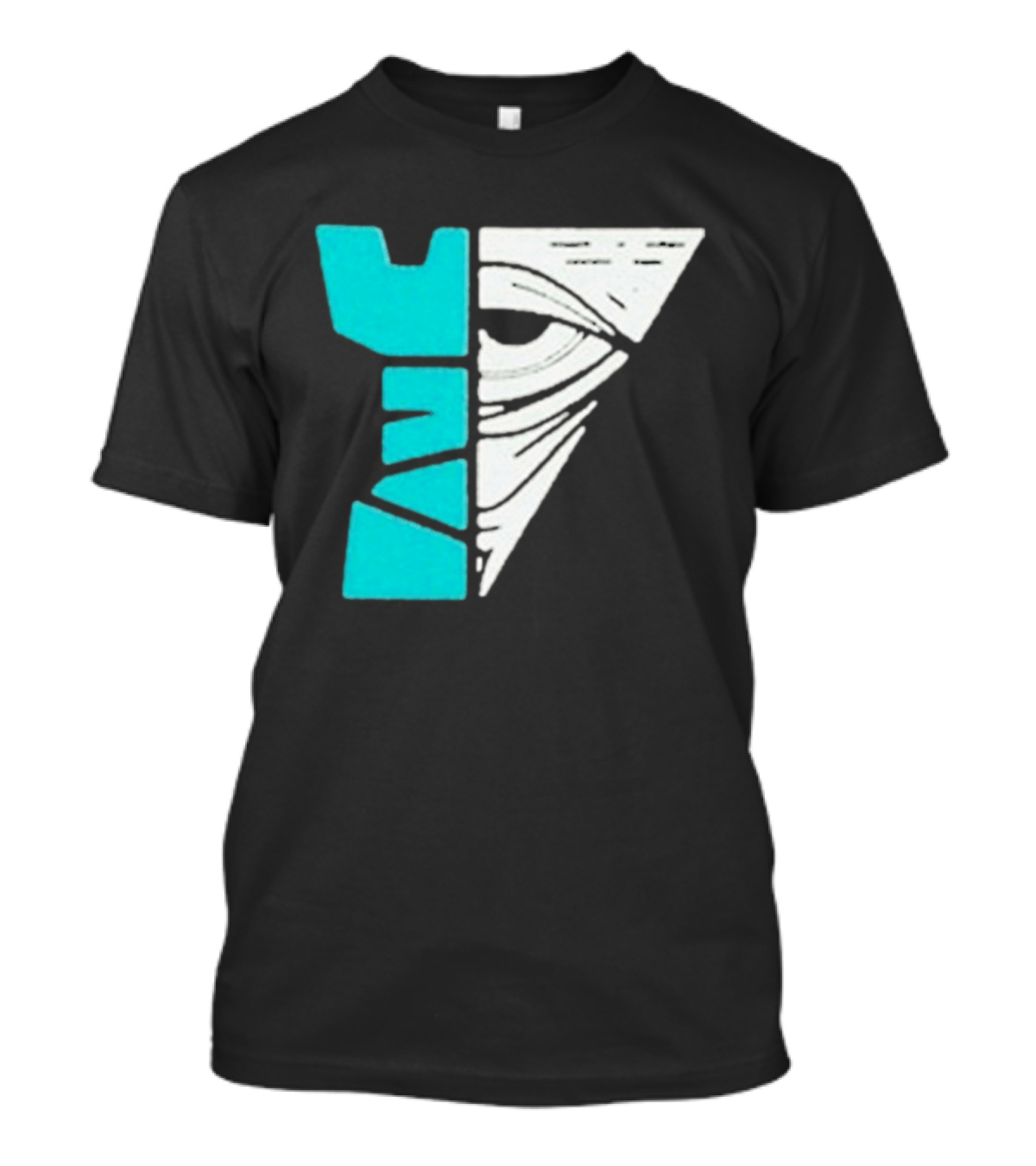 Kastle Group Whitephos X Kastle Face Off Bold Geometric Abstract T-Shirt