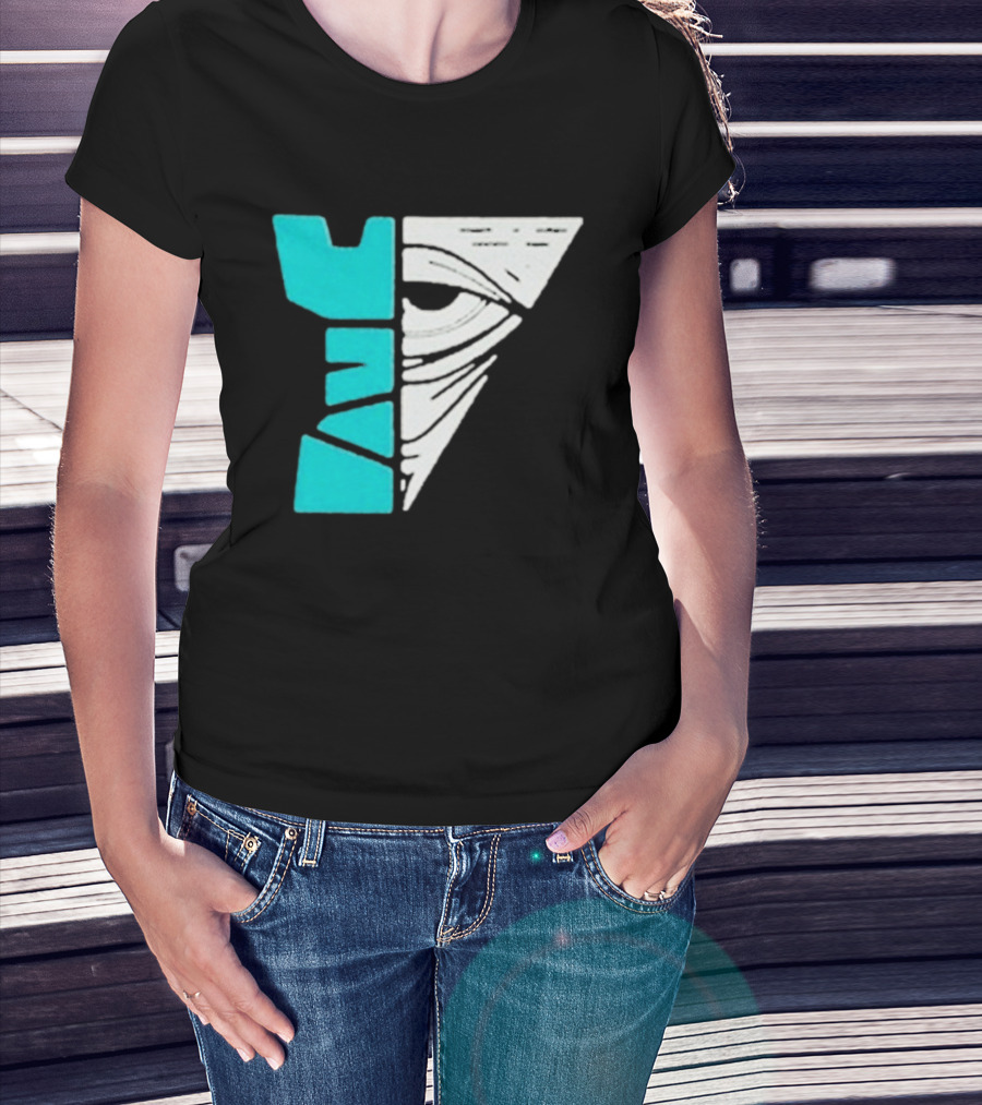 Kastle Group Whitephos X Kastle Face Off Bold Geometric Abstract T-Shirt
