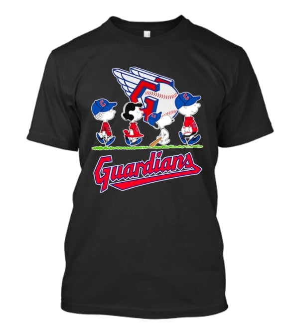 Cleveland Guardians Snoopy Charlie Brown Lucy Linus Abbey Road 2026 T-Shirt