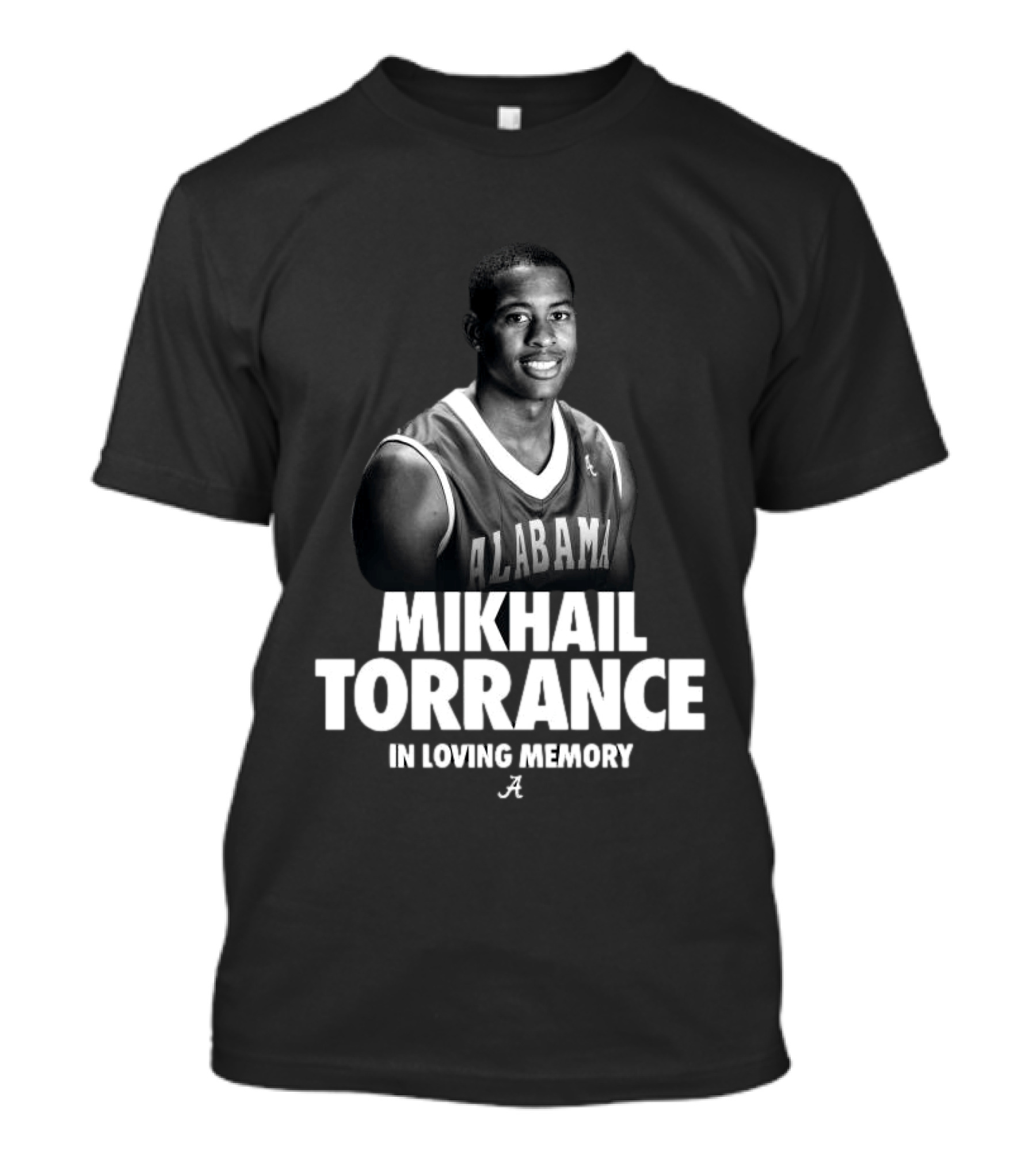 Mikhail Torrance Alabama Basketball In Loving Memory T-Shirt